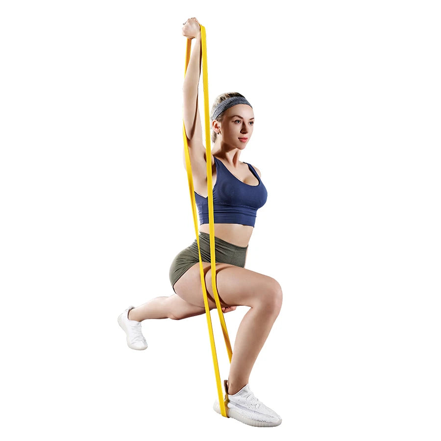 Latex Heavy Duty Resistance Band Elastic Exercise Band For Sport Strength Pull Up Assist Band Workout Pilates Fitness Equipment