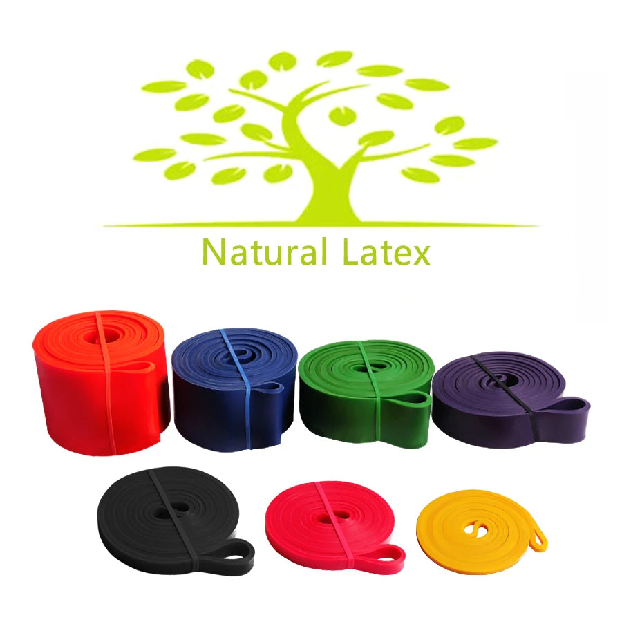 Latex Heavy Duty Resistance Band Elastic Exercise Band For Sport Strength Pull Up Assist Band Workout Pilates Fitness Equipment