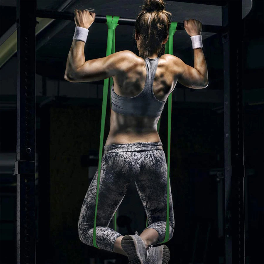 Latex Heavy Duty Resistance Band Elastic Exercise Band For Sport Strength Pull Up Assist Band Workout Pilates Fitness Equipment