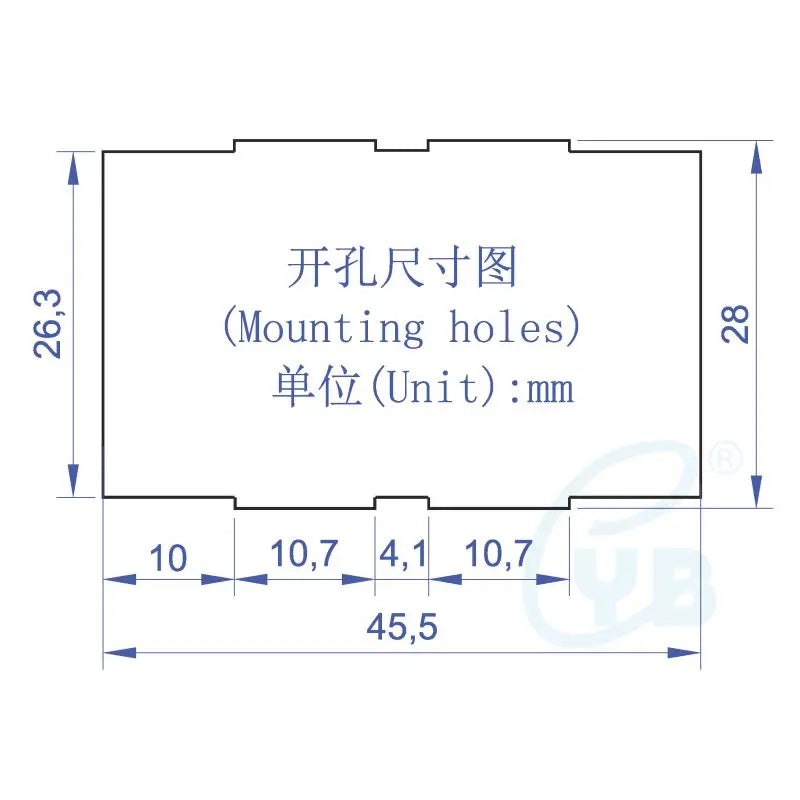 YB27 Three Wires LED Digital Voltage Meter Voltmeter DC 0-10V 0-30V 0-100V 0-300V 0-600V Voltage Detector Volt Panel MeterTester