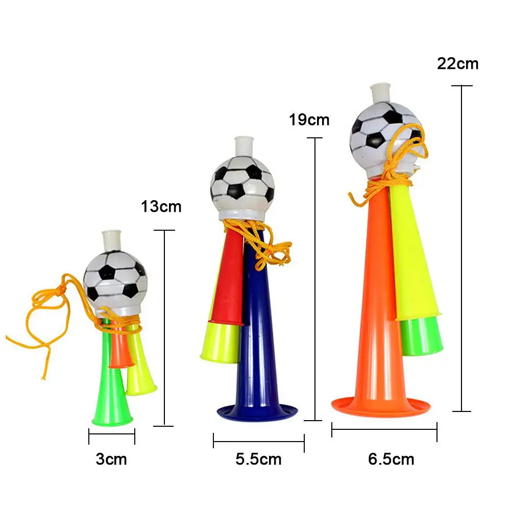 19x5.5cm Football Stadium Horn Sports Soccer Horn Games Cheering Prop Concert Party Ball Game Cheering Trumpet