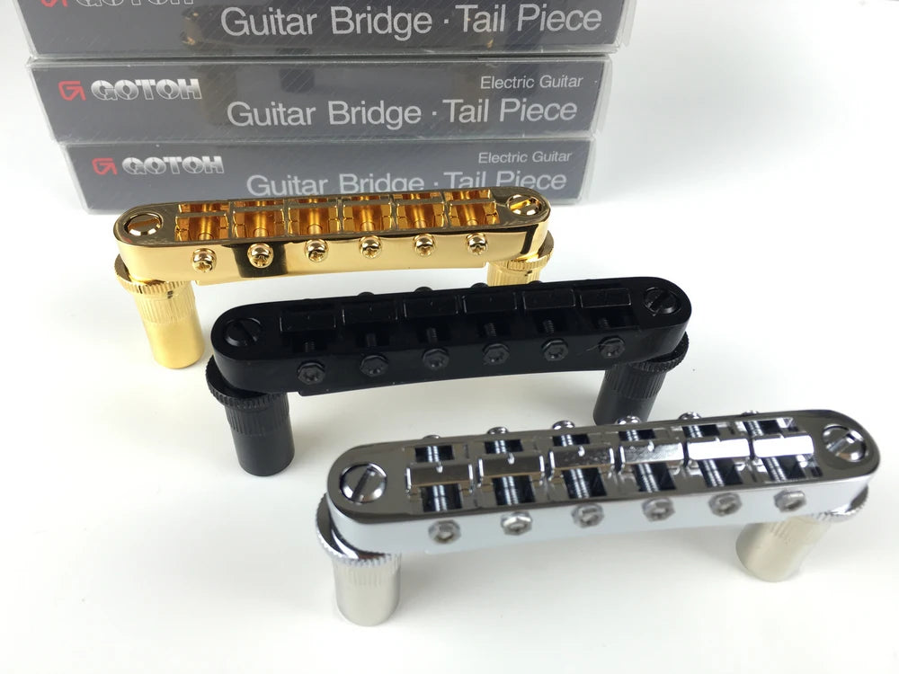 Original GOTOH GE103B-T Saddle Tune-O-Matic Style Electric Guitar Bridge For Epip Standard LP SG DOT Custom MADE IN JAPAN