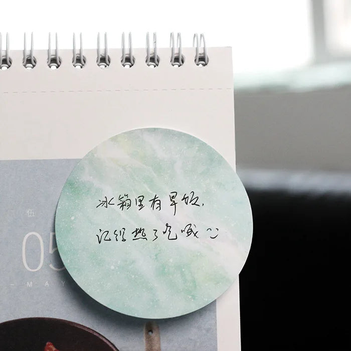 Creative Natural Dream planet Series Self-Adhesive Memo Pad N Times Sticky Notes Bookmark School Office Supply