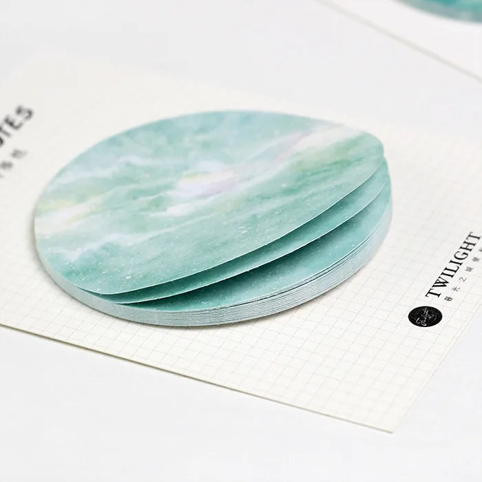 Creative Natural Dream planet Series Self-Adhesive Memo Pad N Times Sticky Notes Bookmark School Office Supply