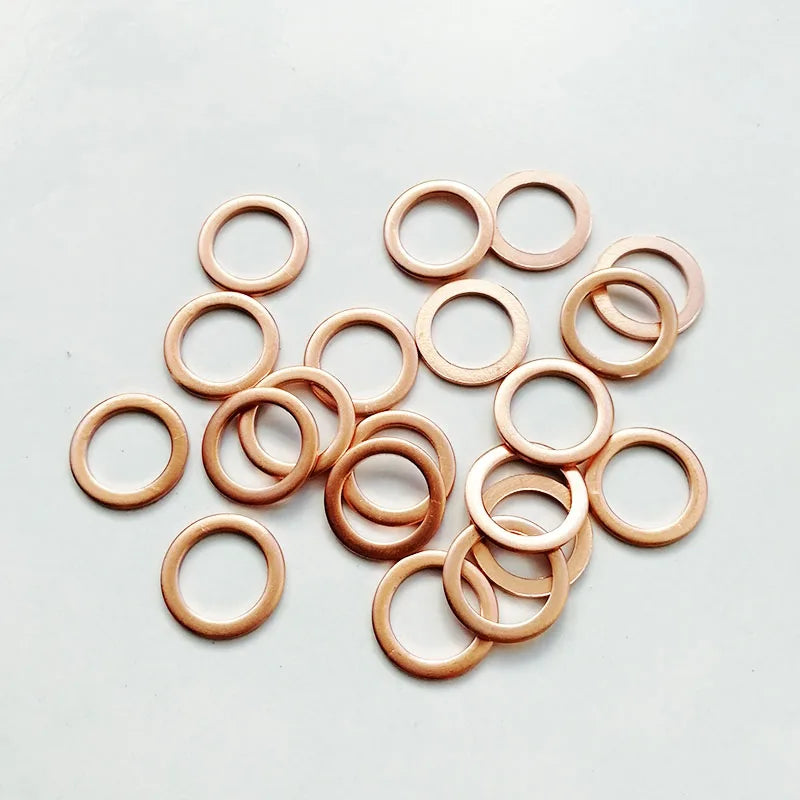 20PCS/50PCS/100PCS Diesel Car Fuel Injector Gasket For Mitsubishi Delica Pajero L200 L400 MD070717 4D56 4M40 4D65, 4D68, 4D55