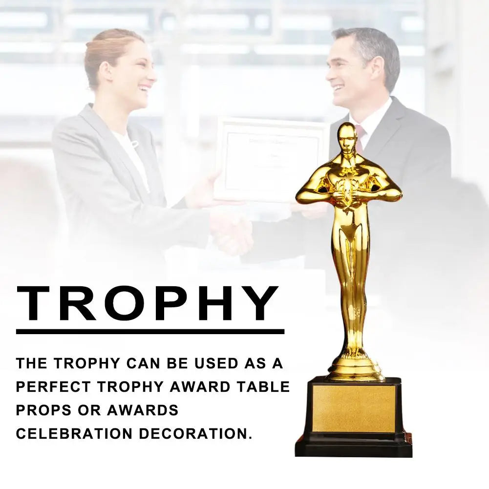 Oscar Trophy Awards Replica Small Gold Man PC Gold-Plated Team Sport Competition Craft Souvenir Party Celebrations