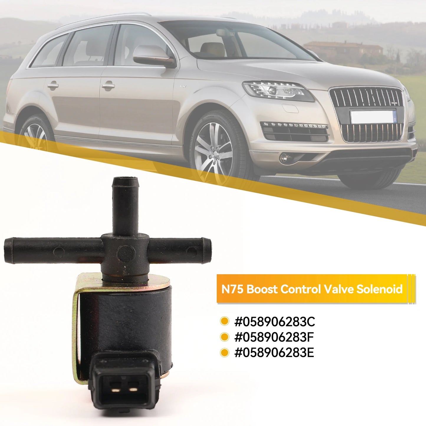 N75 1.8t Turbo Charger Boost Pressure Solenoid Valve For VW Passat B5 MK4 Jetta Golf Audi A3 A4 S4 TT Seat 058906283C 058906283E