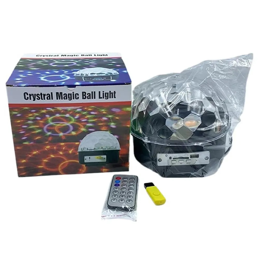 LED disco ball light Bluetooth DJ Party KTV Magic Ball Stage Lighting Effect Crystal Stage Lighting Effect music stage light