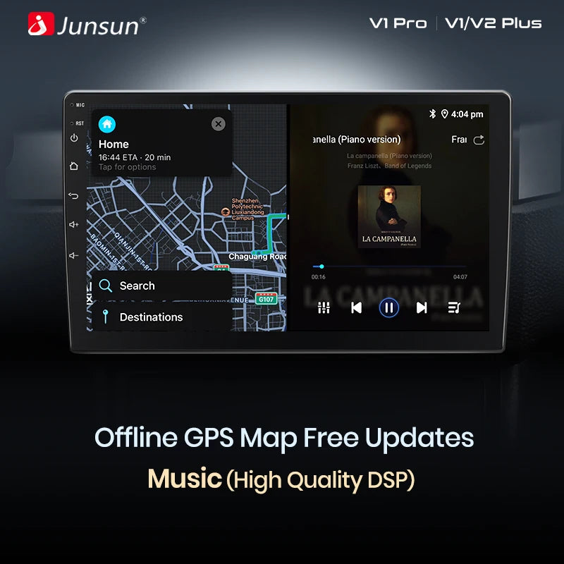 Junsun V1 AI Voice Wireless CarPlay Android Auto Radio for KIA CEED JD Cee'd 2012-2018 4G Car Multimedia GPS 2din autoradio