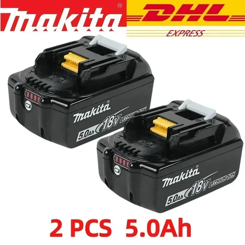 DHL Ship With Charger BL1860 Rechargeable Battery 18V 6.0Ah Lithium Ion for Makita 18v Battery 6Ah BL1850 BL1880 BL1860B LXT400