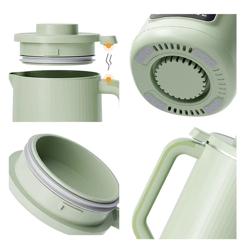 800ml US/EU/UK Soy Milk Machine 110V/220V Multifunctional ElectJric Juicer Maker 10 Blades with 12H Timer Auto-clean
