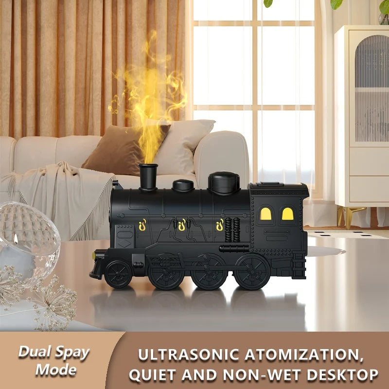 Train Air Humidifier With Remote Control Ultrasonic Aromatherapy Diffusers Mist Maker Fragrance Essential Oil Aroma Difusor