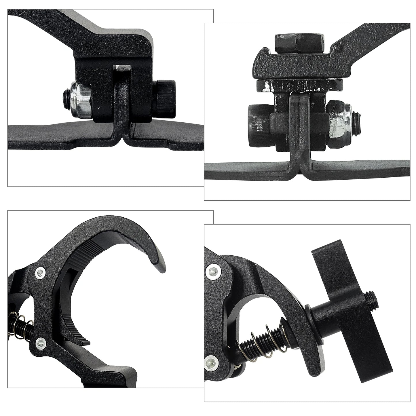 A PairAluminum Light Hook LED Moving Head Light Hook Stage Light Truss Clip Folding Spring Hook Lighting Hook
