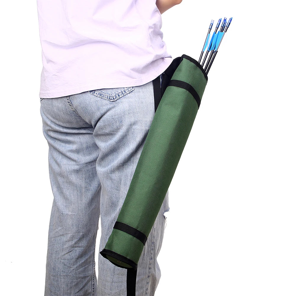 Archery Quiver Bag Portable Shoulder Bag Bottom Thickening Adjustable Strap for Outdoor Archery Hunting Accessories