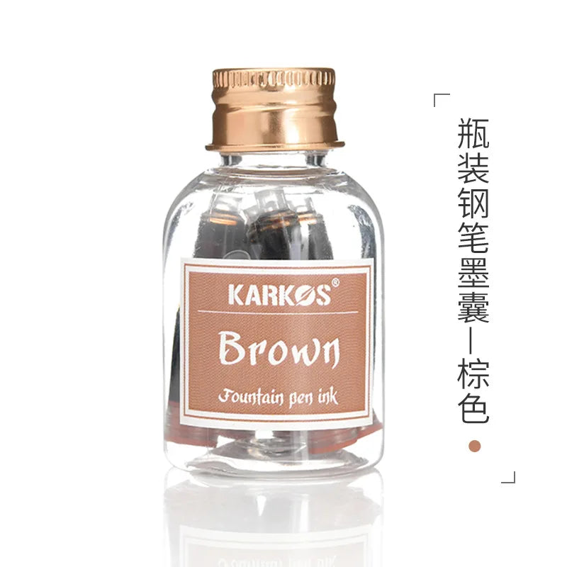 Fountain Pen Ink Bottle 30 ml / Ink-Sac Set, Water Soluble Colorful Replaceable Refill Office School Supplies Student Stationery