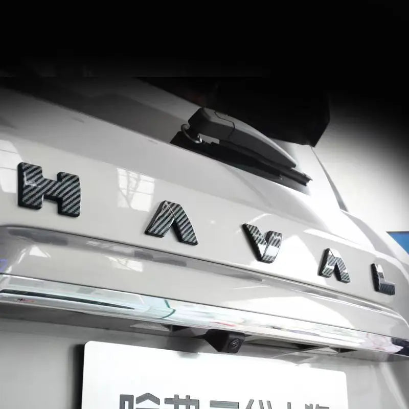 Front Grille Hood Logo Stickers For Haval badge H6 PHEV 2023 Front Rear Trunk Steering Emblem Paste Car Accessories