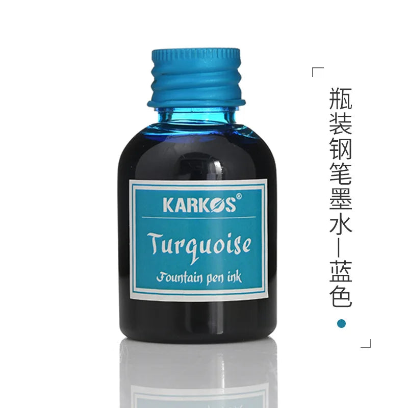 Fountain Pen Ink Bottle 30 ml / Ink-Sac Set, Water Soluble Colorful Replaceable Refill Office School Supplies Student Stationery