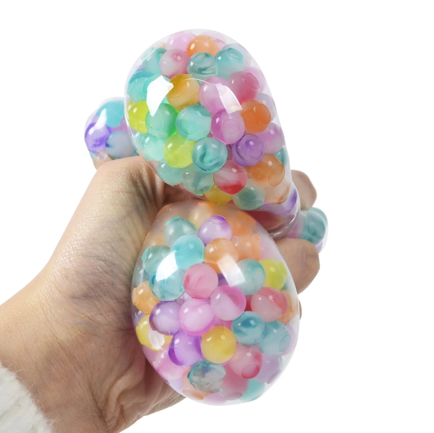 6cm Kids Exotic Pinch The Rainbow Bead Pressure Reducing Ball Vent Ball Decompression Toy TPR Pinch Le Grape Ball Adult Toys