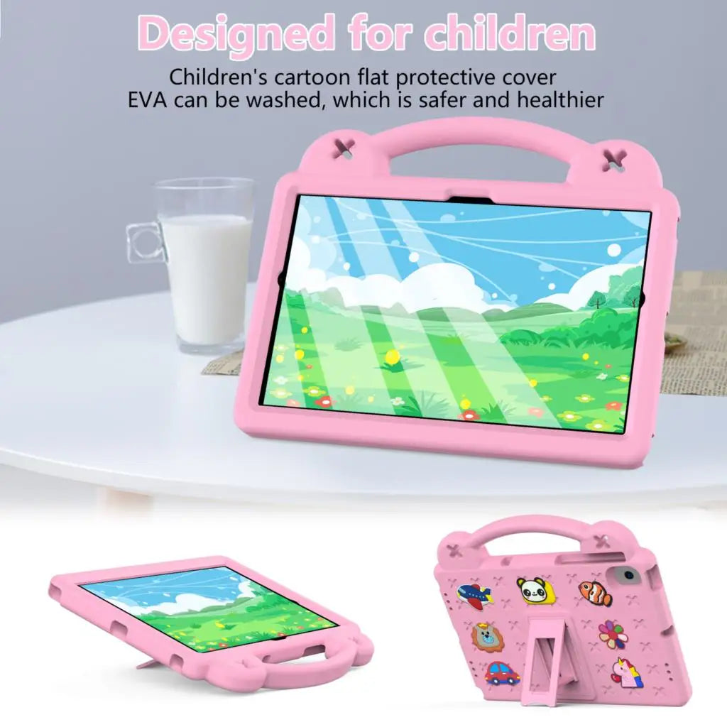 Kids EVA Bear Stand Case For Samsung Galaxy Tab A9 Plus 11" A8 10.5 SM-X200 X205 X207 S6 lite 10.4 P613 P619 A7 lite 8.7 Cover