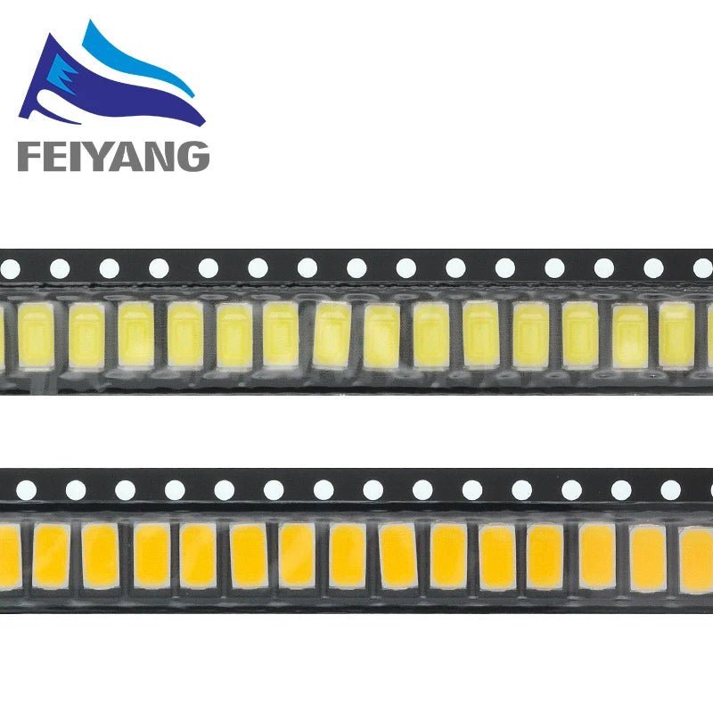100pcs 5630/5730-CW/WW 0.5W-150Ma 50-55lm 6500K White Light SMD 5730 5630 LED 5730 diodes (3.2~3.4V)