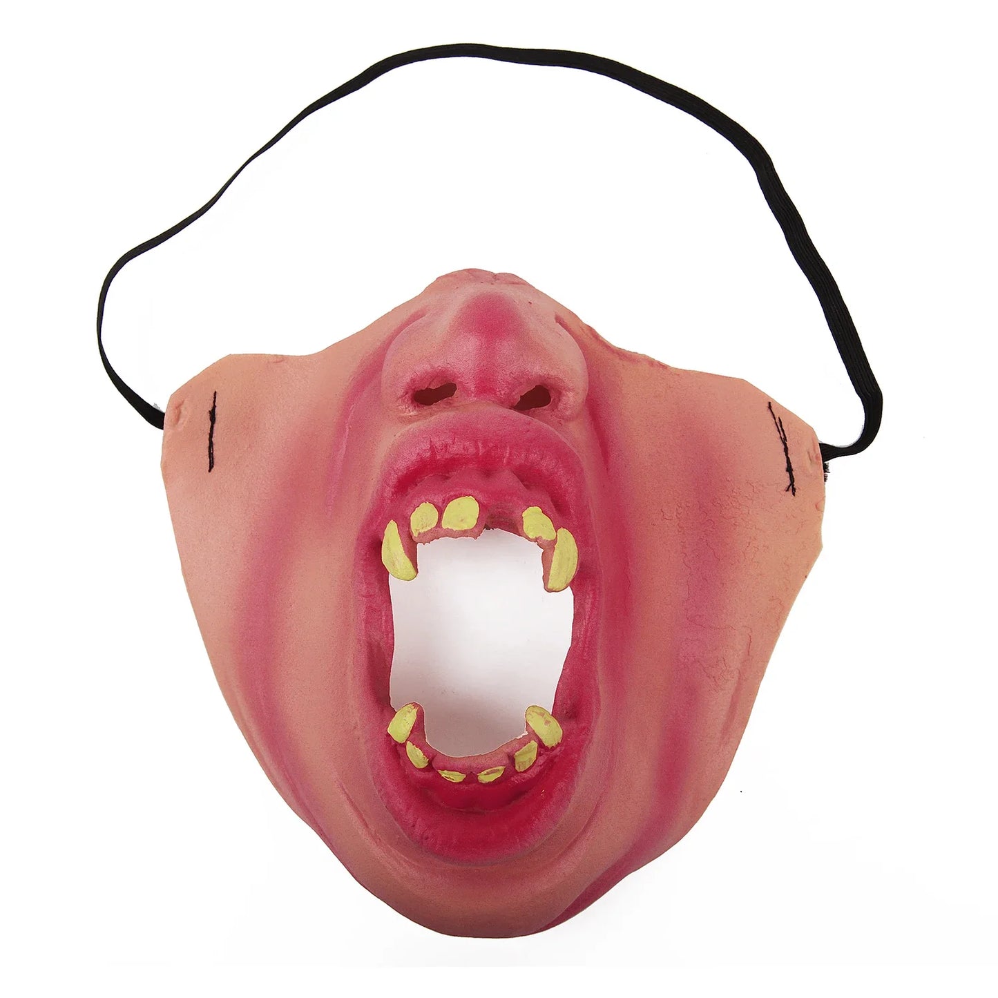 Funny Latex Half Face Masks Women Men Adult Brown Halloween Party Cosplay Props Horrible Soft Elastic Masks Fashion Accessories