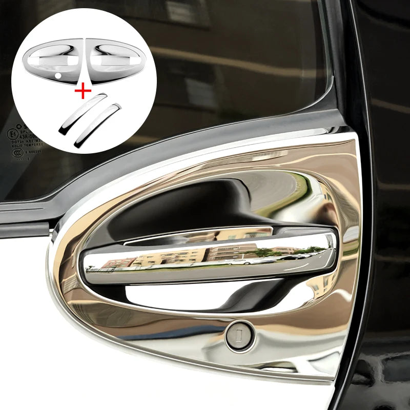 For Smart Fortwo 451 2005 Car Sticker Door Handle Door Bowl Protection Guards Trim Stickers Anti Collision Scratches Protector