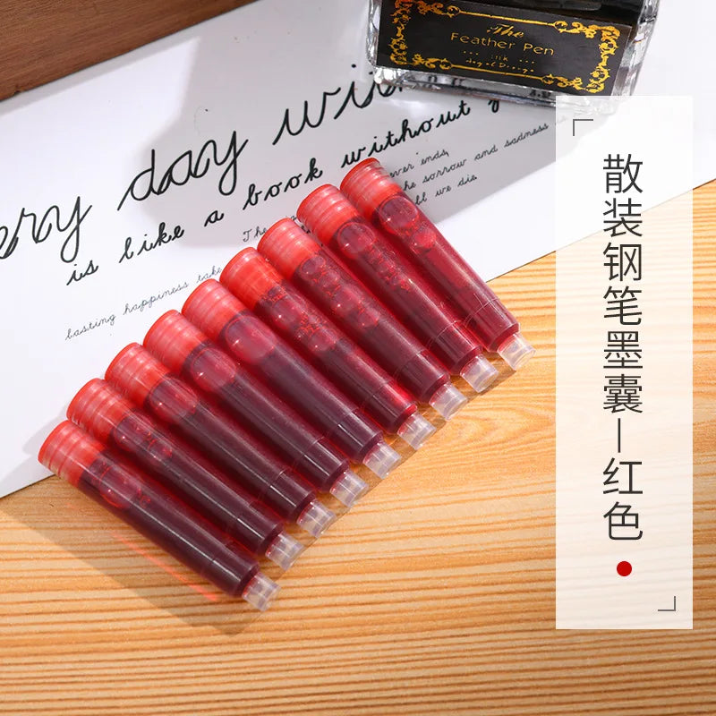 Fountain Pen Ink Bottle 30 ml / Ink-Sac Set, Water Soluble Colorful Replaceable Refill Office School Supplies Student Stationery