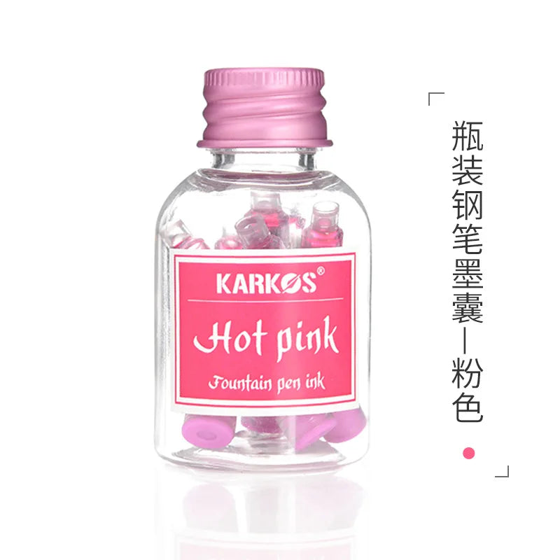 Fountain Pen Ink Bottle 30 ml / Ink-Sac Set, Water Soluble Colorful Replaceable Refill Office School Supplies Student Stationery