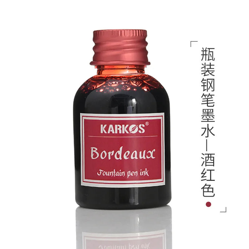 Fountain Pen Ink Bottle 30 ml / Ink-Sac Set, Water Soluble Colorful Replaceable Refill Office School Supplies Student Stationery