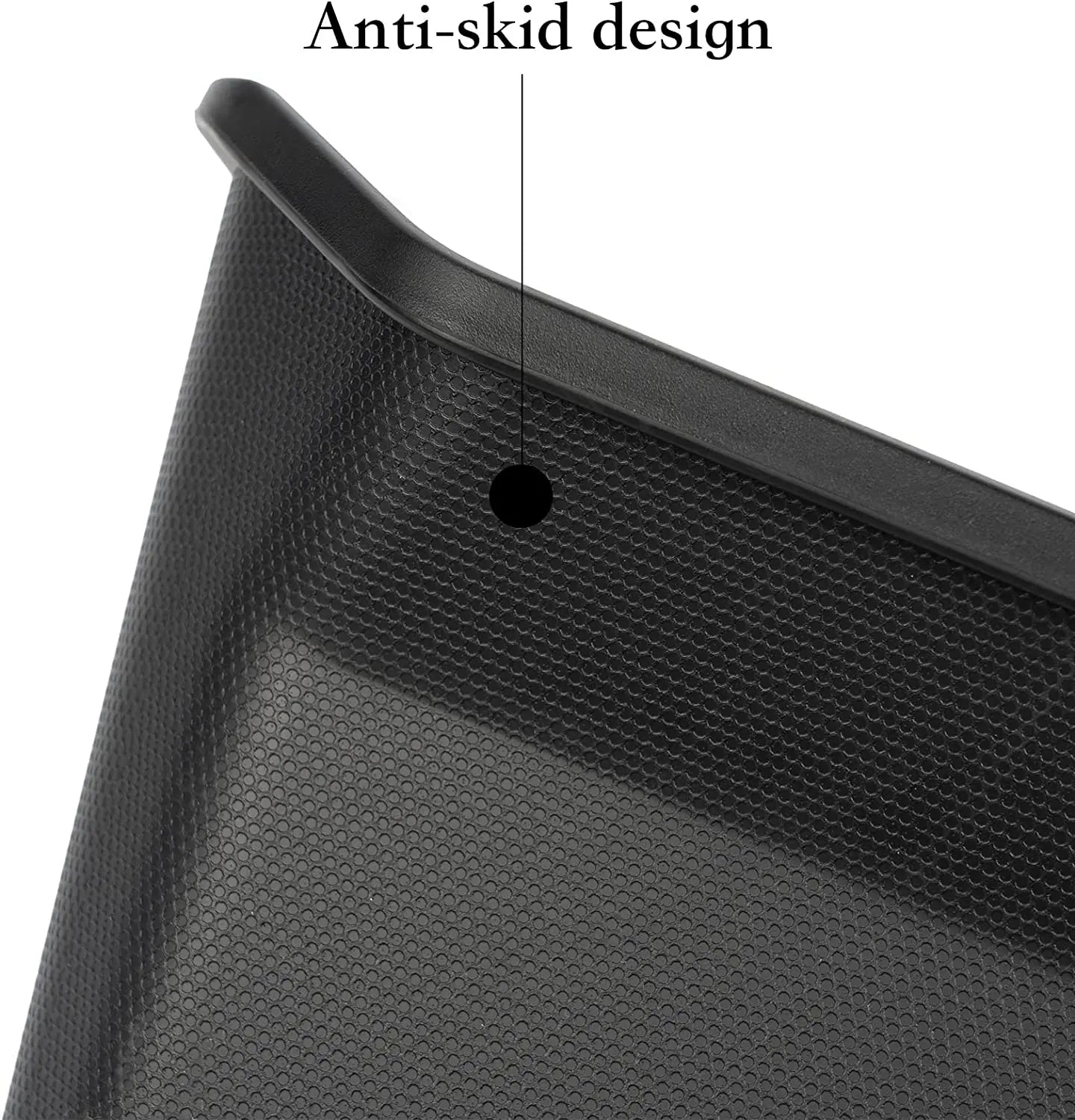 For Tesla Model Y New Rear Center Console TPE Storage Box 2024 2023 2022 Backseat Organizer Tray 2nd Row Container Trash Can