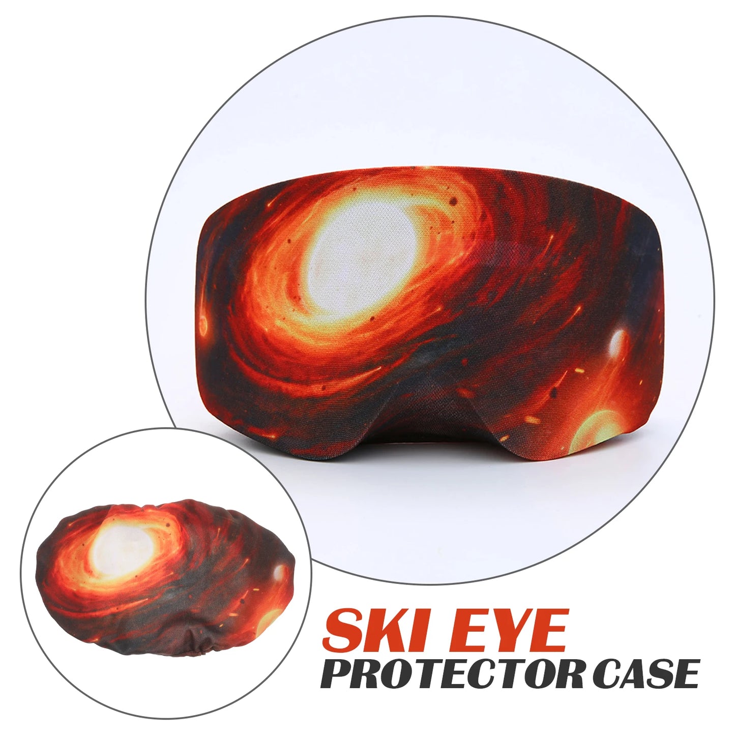 Ski Goggle Cover Protective Goggle Sleeve Cover Elastic Goggle Sock Snowboarding Goggle Protector Stretchy Sport Protective Gear