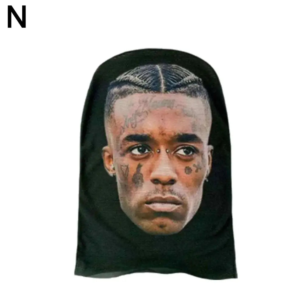 Breathable Mask 3D Printed Elastic Mesh Full Face Mask For Men Women Cosplay Headwear Funny Fashion Balaclava Hood Hat Props