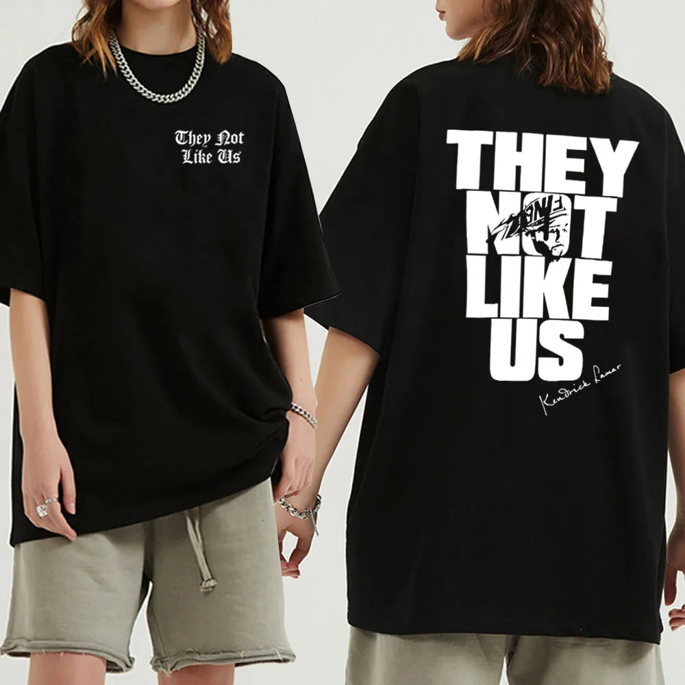 Kendrick Lamar Not Like Us T-Shirt Kendrick Lamar Album Merch Fan Gift Unisex Fashion Casual T-Shirts