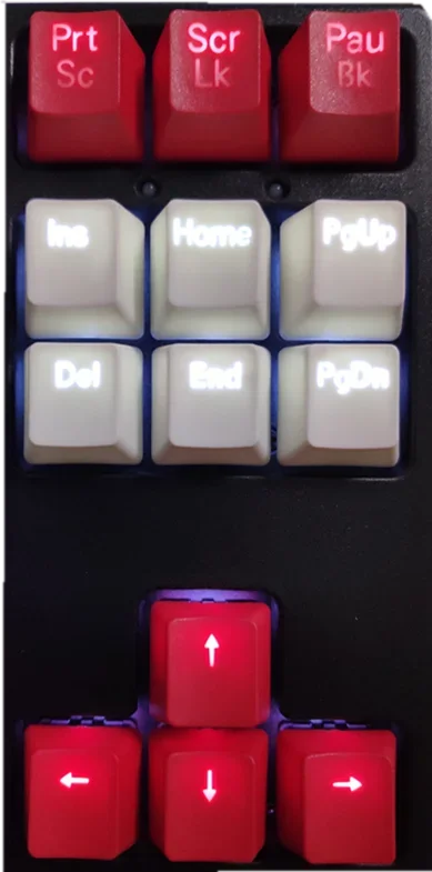 PBT keycap for mechanical keyboard numpad cherry mx backlit translucent keycaps 21 key num pad use