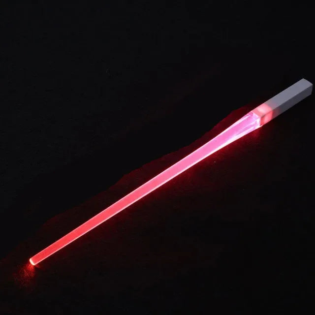 LED Lightsaber Chopsticks Luminous Reusable Kitchen LED Chopstick Glowing BPA Free Food Safe Chopsticks Concert Glow Sticks