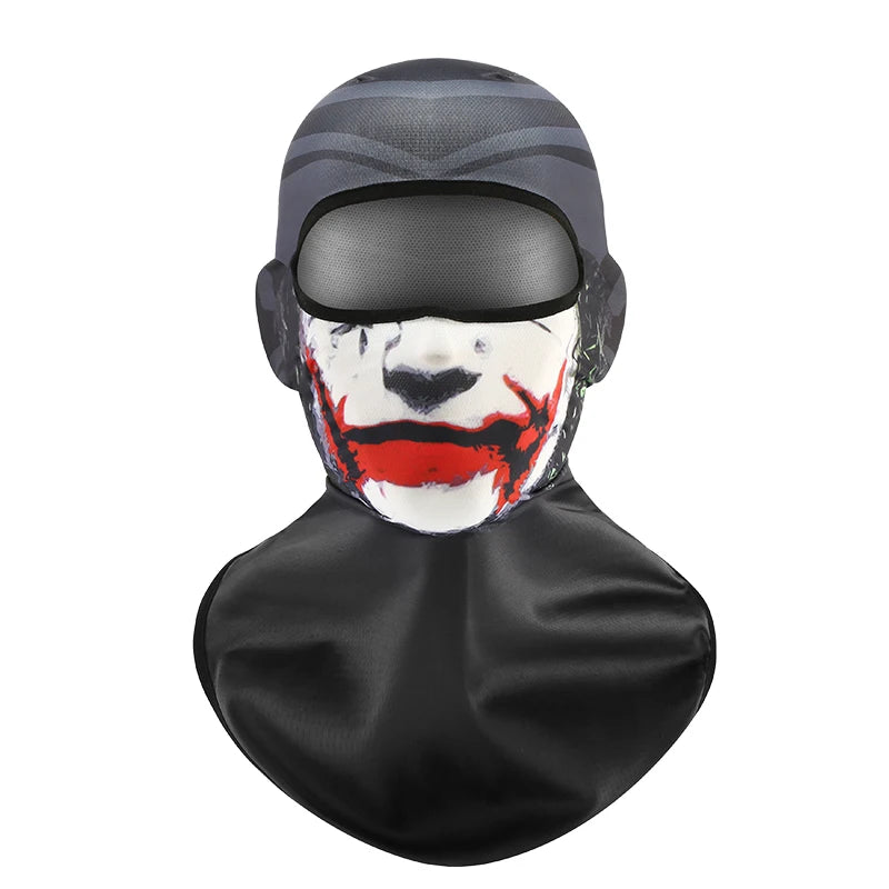 KUPOSS Funny Balacalava Summer Sun Protection Motorcycle Full Face Mask High Elasticity Breathable Quick Drying Headgear