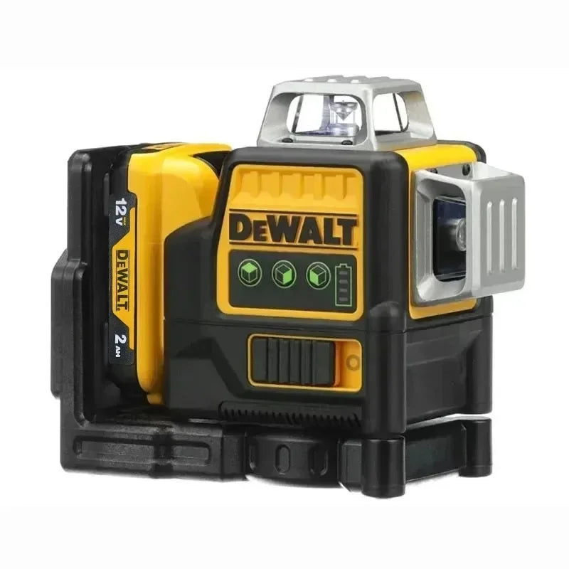 Dewalt DW089LG 3 Sides*360 12 Lines Laser Level Horizontal Green Light tool Meter Outdoor Degree Vertical 12V Battery