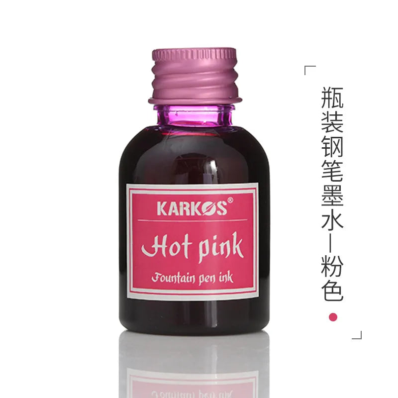 Fountain Pen Ink Bottle 30 ml / Ink-Sac Set, Water Soluble Colorful Replaceable Refill Office School Supplies Student Stationery