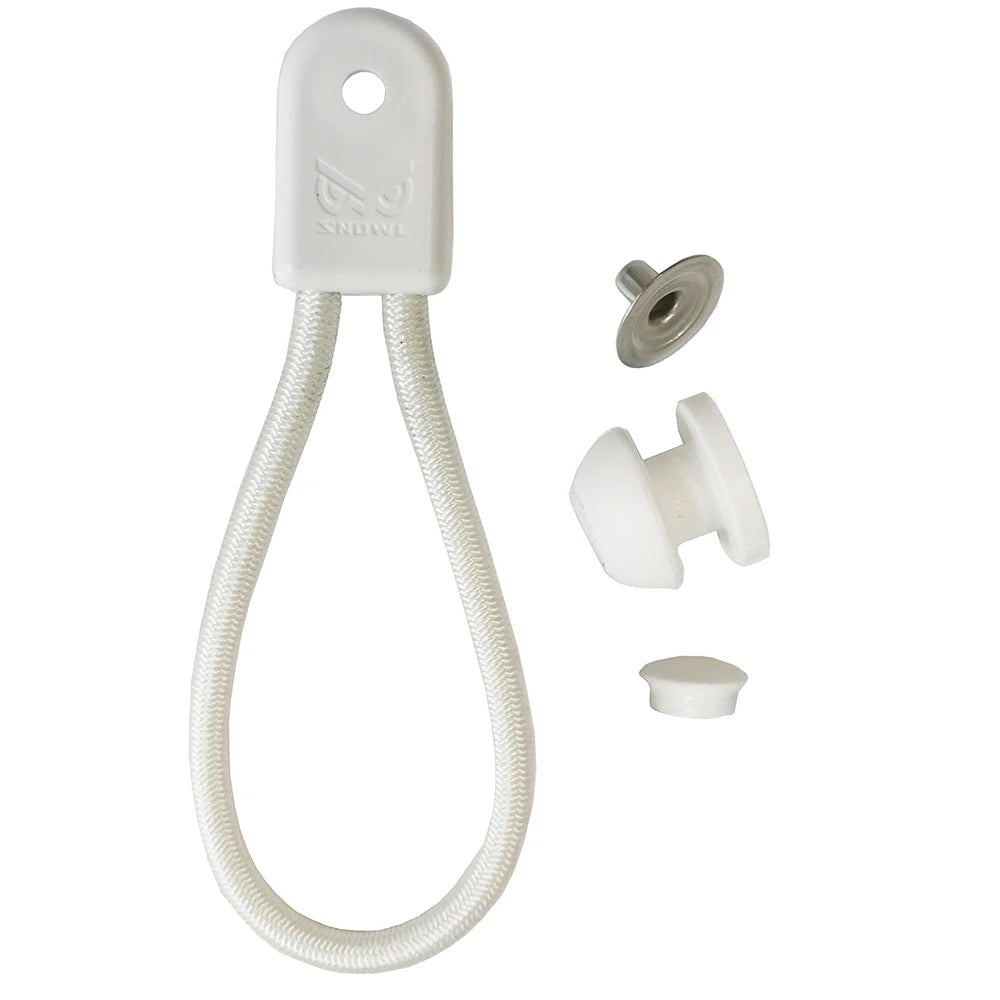 6 or 10 Sets UV Resistant Stayput Shock Cord Loop Bungee Clip Pull Tie Down Tarp Canvas Knobs for Marine Truck Car RV Boat Cover