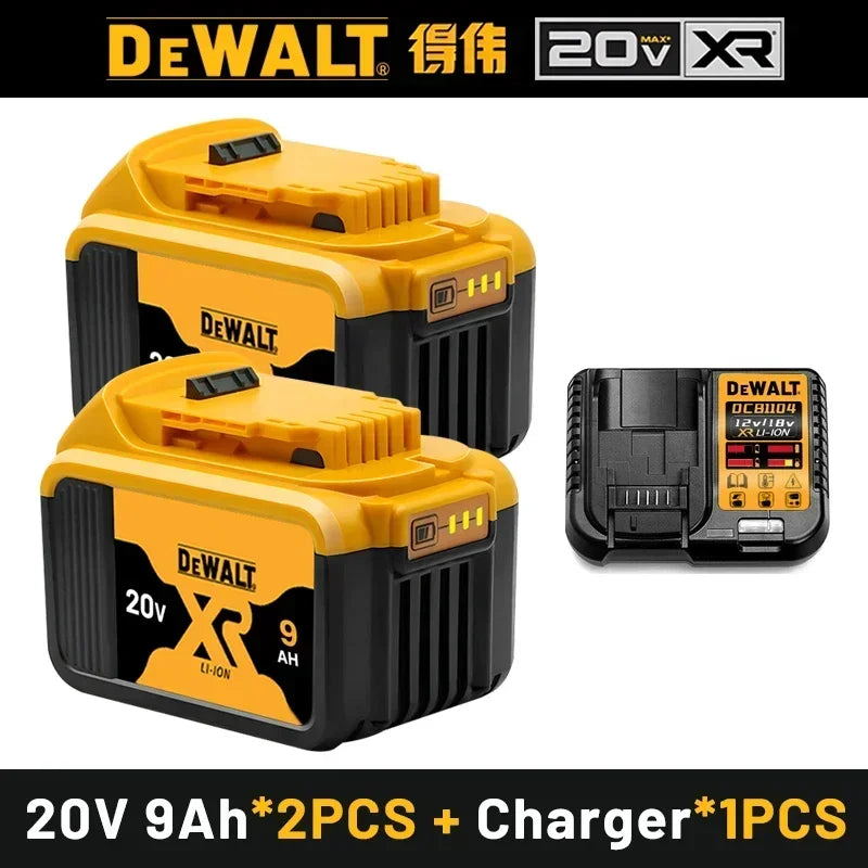Original DEWALT 20V battery, 6AH, rechargeable lithium-ion battery, DEWALT charger, DCB115, DCB118, DEWALT20V-60V tool battery