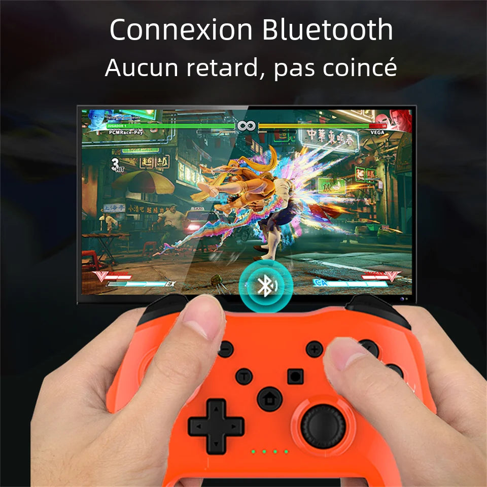 GAMINJA Wireless Controller No Latency Bluetooth Gamepad PC Joystick For Nintendo Switch Game Console PS3 TV Box PC