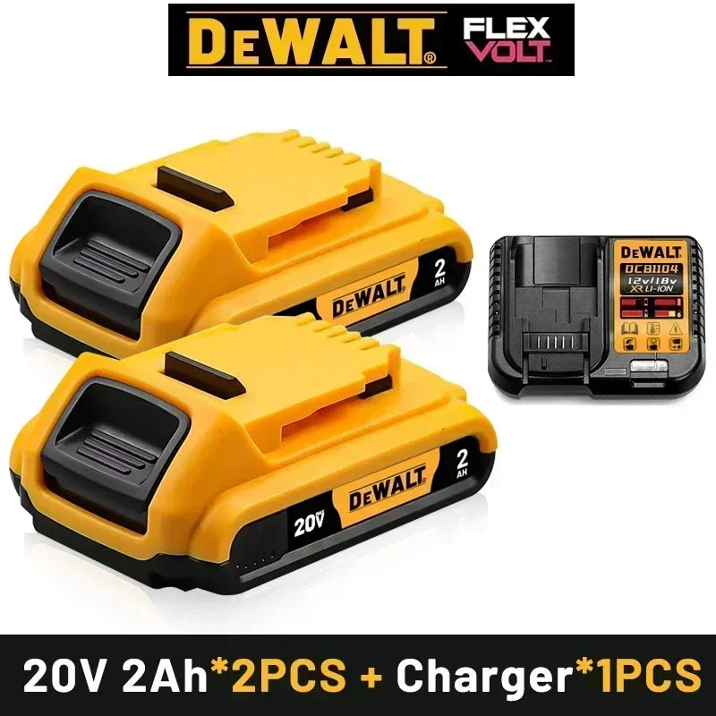 Original DEWALT 20V battery, 6AH, rechargeable lithium-ion battery, DEWALT charger, DCB115, DCB118, DEWALT20V-60V tool battery