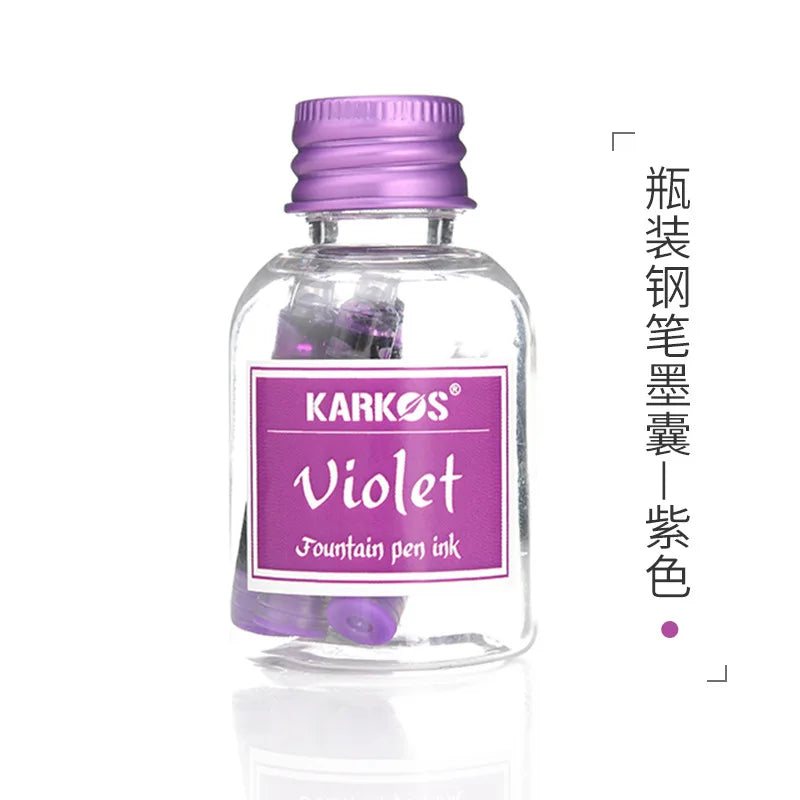 Fountain Pen Ink Bottle 30 ml / Ink-Sac Set, Water Soluble Colorful Replaceable Refill Office School Supplies Student Stationery