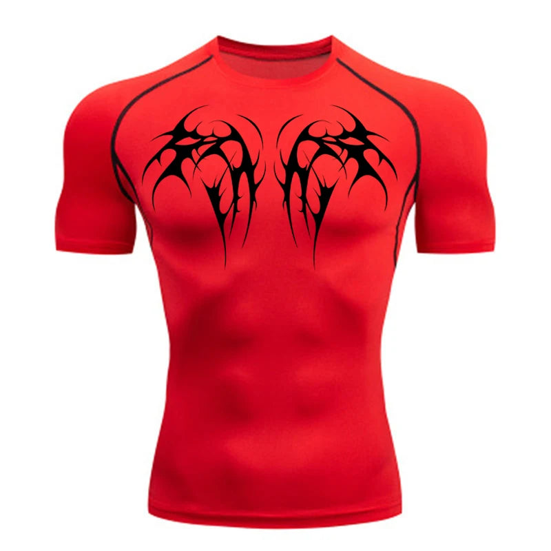 Y2K Men's Turtleneck Compression Shirt Quick Gym Fitness Dry Rash Guard Hight Neck Muscle Athletic Bodybuilding Shirts Cycling