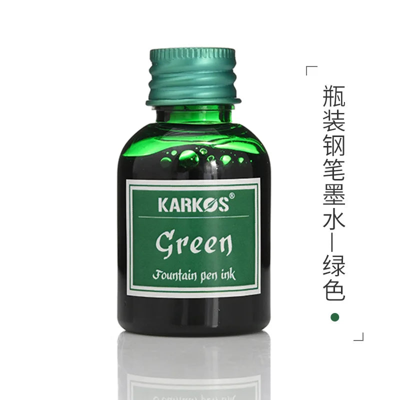 Fountain Pen Ink Bottle 30 ml / Ink-Sac Set, Water Soluble Colorful Replaceable Refill Office School Supplies Student Stationery