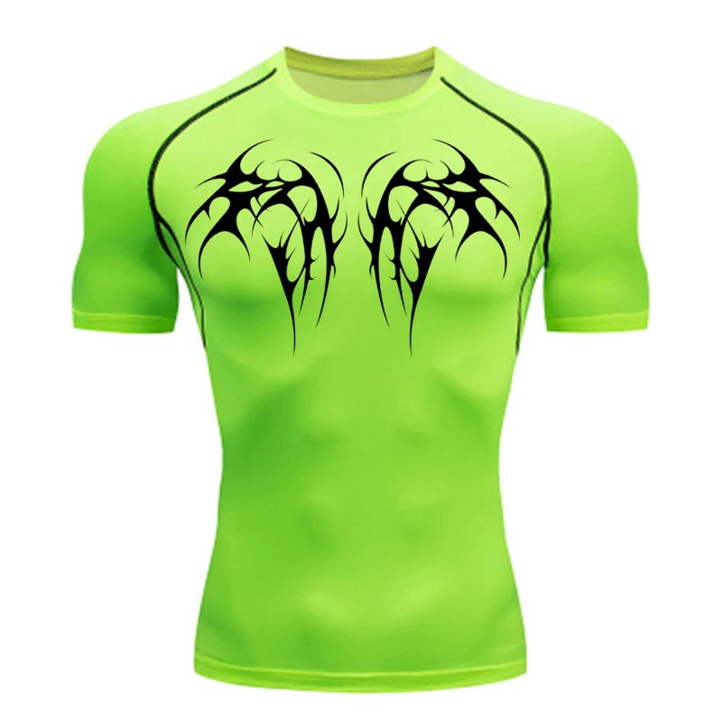 Y2K Men's Turtleneck Compression Shirt Quick Gym Fitness Dry Rash Guard Hight Neck Muscle Athletic Bodybuilding Shirts Cycling