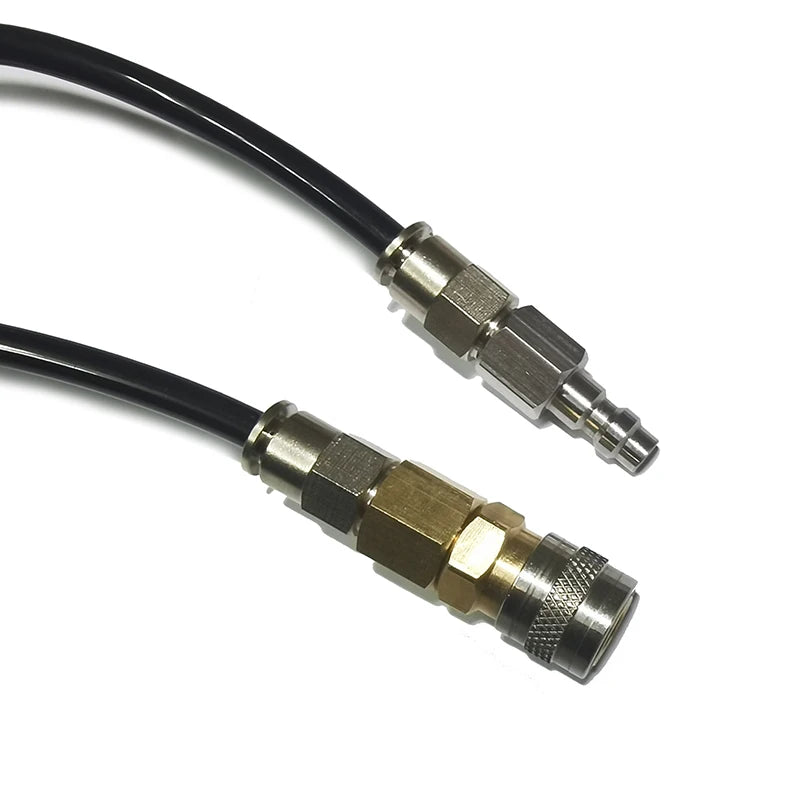 Air HPA Soft Magazine Coil Hose Female 2302 Male 23-2 Adapter Foster Quick Disconnect Coupler (US) Fill Whip 150psi/10bar