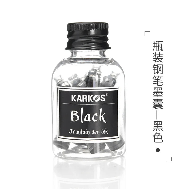 Fountain Pen Ink Bottle 30 ml / Ink-Sac Set, Water Soluble Colorful Replaceable Refill Office School Supplies Student Stationery