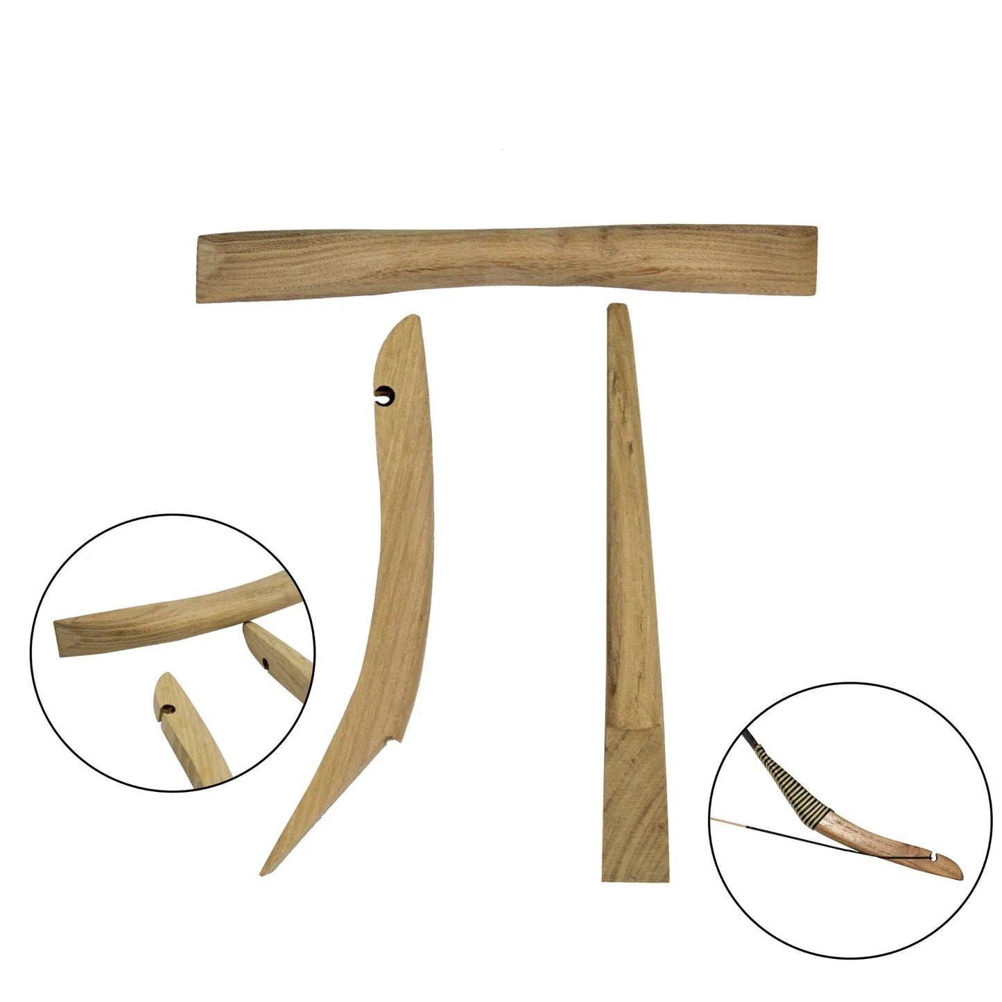 DIY Wooden Traditional Bow Riser Bow Handle Slightly Make Archery Accessories Assembly For Archery Hunting Shooting