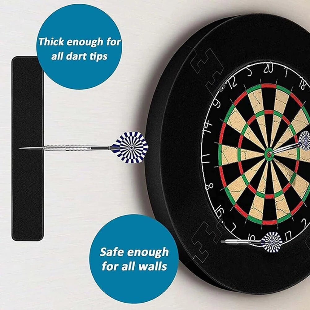 Splicing Dartboard Surround Wall Protector Eva Black Dartboard Wall Elasticity Durable Dart Protective Board Thicken Dart Tool